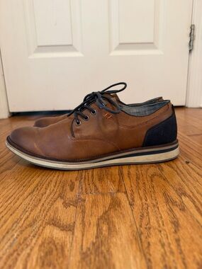 Men's Brown Casual Lace-Up Shoes